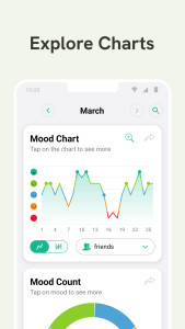 اسکرین شات 5 برنامه Daylio Journal - Mood Tracker