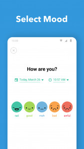 اسکرین شات 2 برنامه Daylio Journal - Mood Tracker