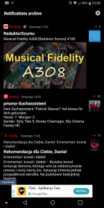 اسکرین شات 5 برنامه Notifications archive