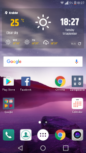 اسکرین شات 4 برنامه Simple weather & clock widget