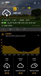 اسکرین شات 5 برنامه Simple weather & clock widget