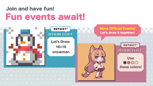 اسکرین شات 3 برنامه dotpict  Easy to draw pixelart