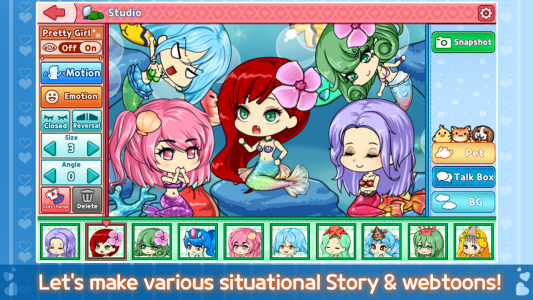 اسکرین شات 6 بازی My Prettygirl Story : Dress Up