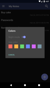اسکرین شات 5 برنامه Fast Notepad