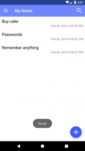 اسکرین شات 3 برنامه Fast Notepad