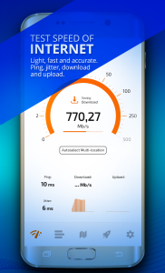 اسکرین شات 1 برنامه FIREPROBE Speed Test