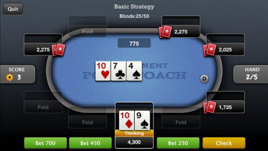 اسکرین شات بازی Tournament Poker Coach 1