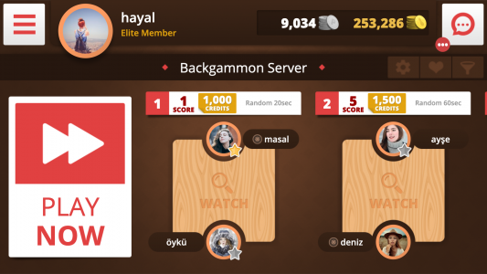 اسکرین شات بازی Backgammon Online 4