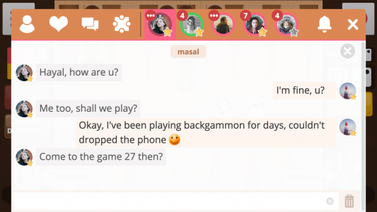اسکرین شات بازی Backgammon Online 8