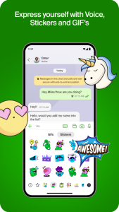 اسکرین شات 7 برنامه GoChat Messenger: Video Calls