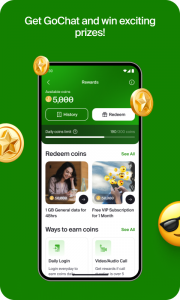 اسکرین شات 5 برنامه GoChat Messenger: Video Calls