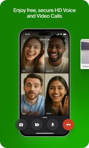 اسکرین شات 1 برنامه GoChat Messenger: Video Calls
