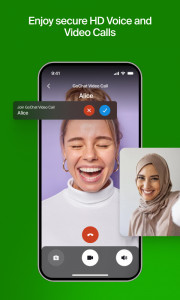 اسکرین شات برنامه GoChat Messenger: Video Calls 1