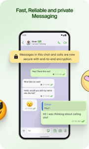 اسکرین شات 6 برنامه GoChat Messenger: Video Calls
