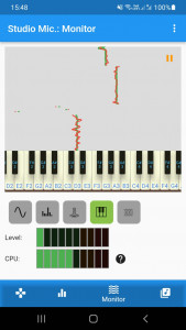 اسکرین شات برنامه Studio Microphone/Recorder 1