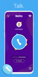 اسکرین شات برنامه Hello - Talk, Chat & Meet 1