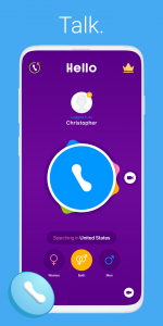 اسکرین شات 1 برنامه Hello - Talk, Chat & Meet