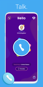 اسکرین شات 1 برنامه Hello - Talk, Chat & Meet