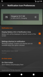 اسکرین شات 4 برنامه Gauge Battery Widget