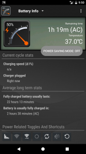 اسکرین شات 2 برنامه Gauge Battery Widget
