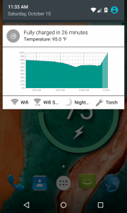 اسکرین شات برنامه Battery Widget Reborn 5