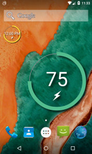 اسکرین شات برنامه Battery Widget Reborn 1