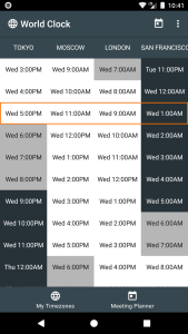 اسکرین شات 6 برنامه World Clock Widget