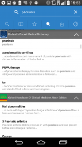 اسکرین شات برنامه iMD - Medical Resources 2
