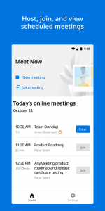 اسکرین شات برنامه AnyMeeting: Online Meeting 3