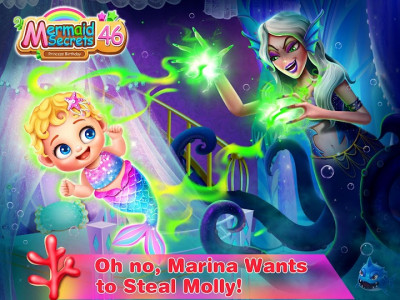 اسکرین شات بازی Mermaid Secrets 46-Magic Princess Birthday Party 1
