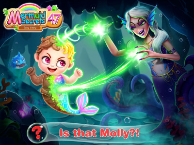 اسکرین شات بازی Mermaid Secrets 47- Magic Baby Princess Game 1