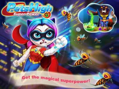 اسکرین شات برنامه Pets High5–SuperHero Girl Rescue Story 1