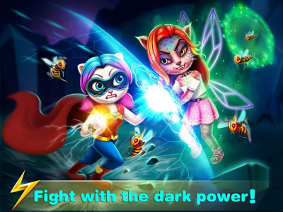 اسکرین شات برنامه Pets High6-Super Hero Girls Fight 1