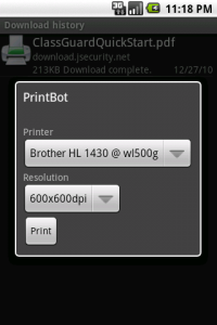 اسکرین شات برنامه PrintBot 4