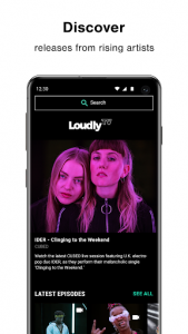 اسکرین شات برنامه Loudly - Social Music Platform 4