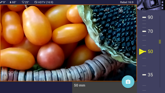 اسکرین شات برنامه Magic Canon ViewFinder 4