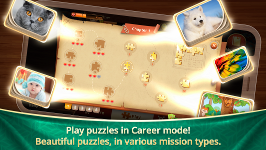 اسکرین شات 2 بازی Puzzle Go: HD Jigsaws Puzzles