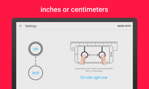 اسکرین شات برنامه Ruler App: Measure centimeters 5