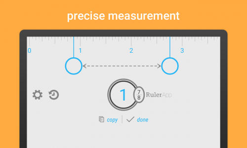 اسکرین شات برنامه Ruler App: Measure centimeters 2