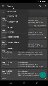 اسکرین شات 4 برنامه My Notes - Notepad