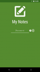 اسکرین شات 1 برنامه My Notes - Notepad