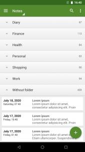 اسکرین شات 6 برنامه My Notes - Notepad