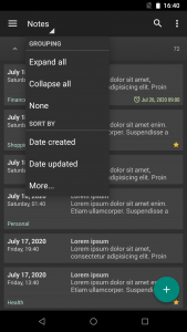 اسکرین شات 4 برنامه My Notes - Notepad