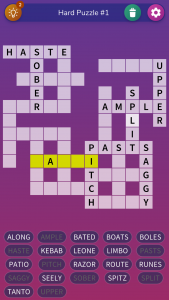 اسکرین شات بازی Fill-in Crosswords Unlimited 3