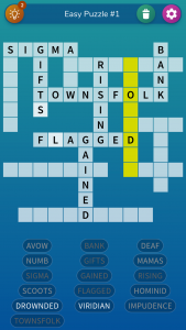 اسکرین شات بازی Fill-in Crosswords Unlimited 1