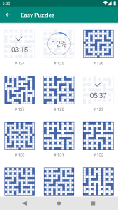 اسکرین شات 3 بازی Fill-In Crosswords