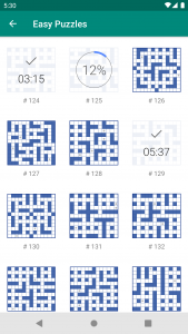 اسکرین شات بازی Fill-In Crosswords 3