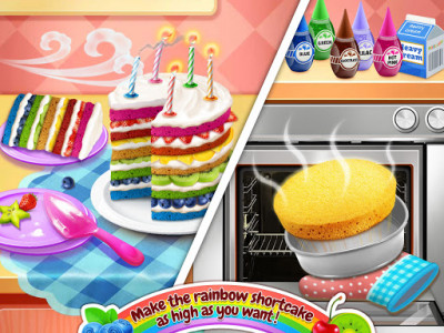 اسکرین شات بازی Rainbow Cake Bakery 3