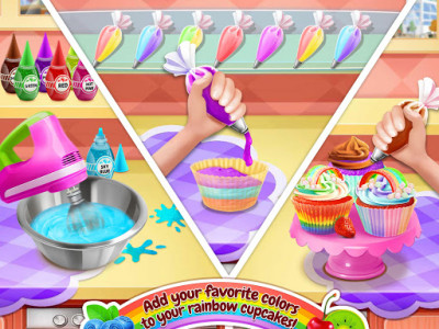 اسکرین شات بازی Rainbow Cake Bakery 1