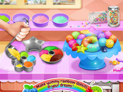 اسکرین شات بازی Rainbow Cake Bakery 4